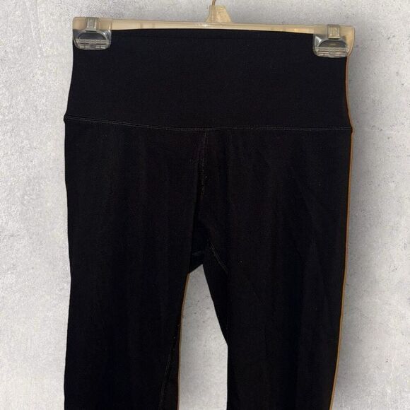 Lululemon Black Full Length Leggings- Size 6 - Picture 4 of 4
